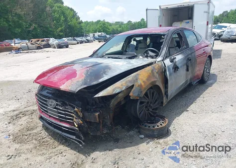 2023 Hyundai Sonata Hybrid Sel z USA, uszkodzony, nr VIN KMHL34JJ6PA070878